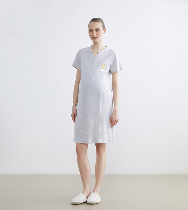 LC Waikiki - Grey Night Dress & Gowns