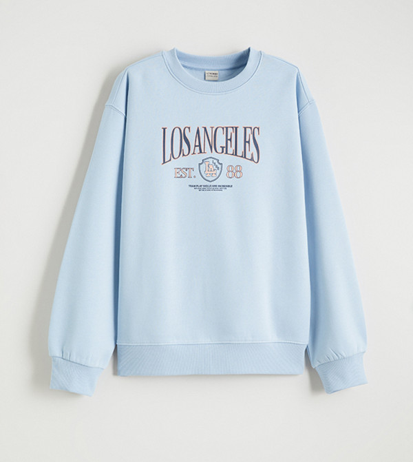 LC Waikiki Winterwear & Outerwear - Light Blue Sweatshirts