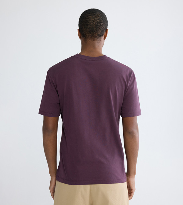اٍل سي واي كيكي  ملابس - بنفسجي  Round Neck T-Shirts