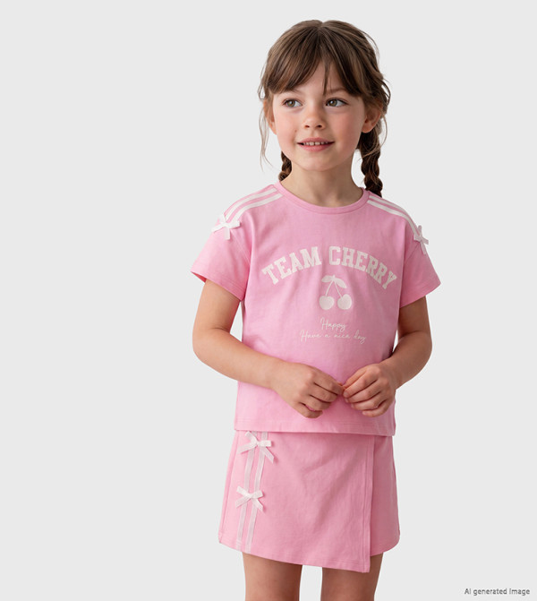 LC Waikiki built-for-play-k - Pink T-Shirts