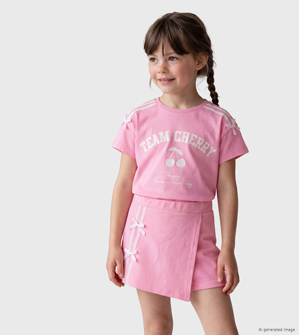 LC Waikiki built-for-play-k - Pink T-Shirts