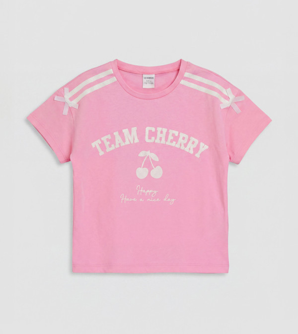 LC Waikiki built-for-play-k - Pink T-Shirts