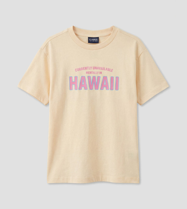 LC Waikiki  built-for-play-k - Yellow T-Shirts