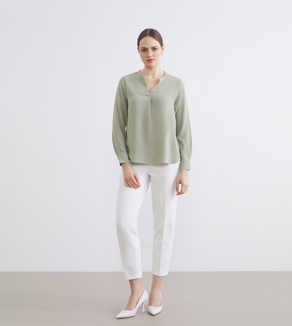 LC Waikiki  Casual Tops - Green Casual Tops