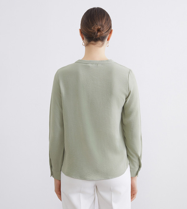 LC Waikiki  Casual Tops - Green Casual Tops