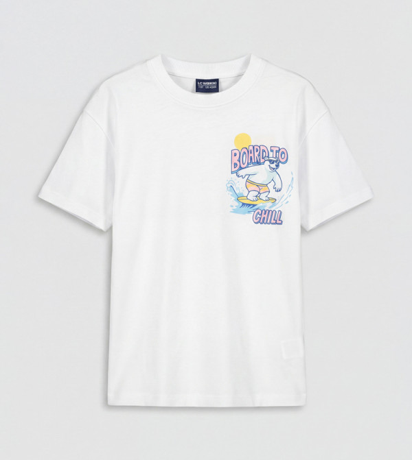LC Waikiki built-for-play-k - White T-Shirts
