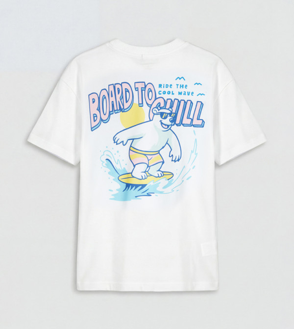 LC Waikiki built-for-play-k - White T-Shirts