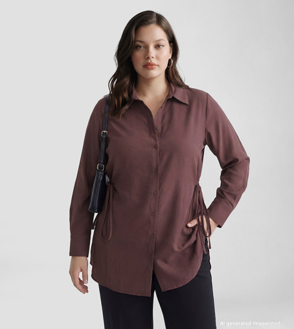 LC Waikiki  Clothing - Brown Tunics