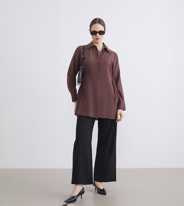 LC Waikiki  Clothing - Brown Tunics