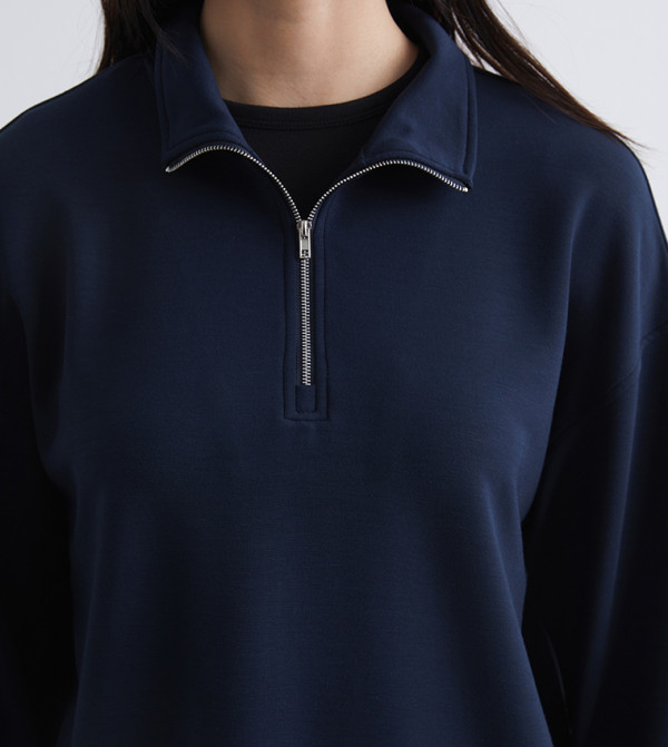LC Waikiki  Hoodies & Sweatshirts - Navy Sweatshirts