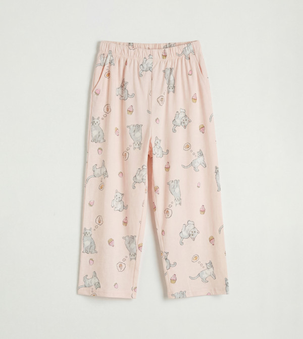 LC Waikiki LC Waikiki - Cream Top & Pyjama Sets