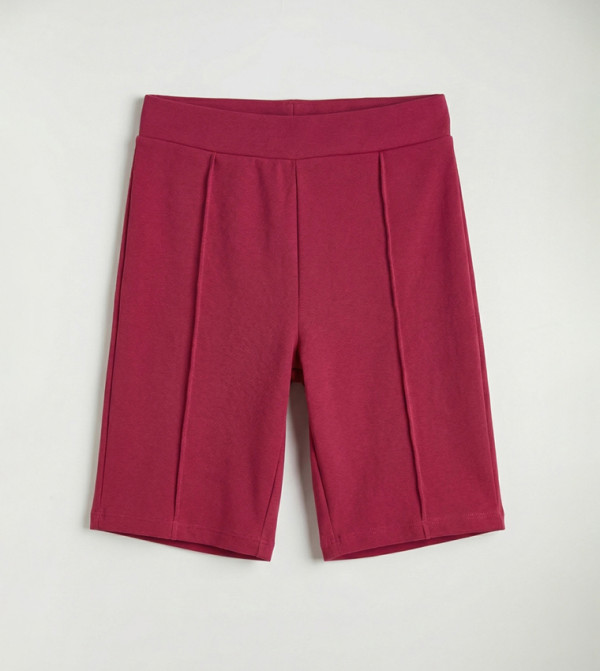 LC Waikiki Shorts - Magenta Shorts