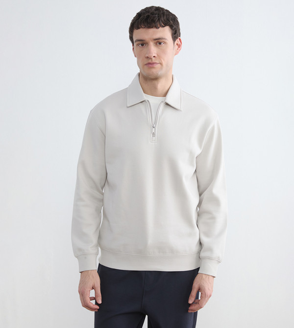 LC Waikiki  Hoodies & Sweatshirts - Beige Sweatshirts