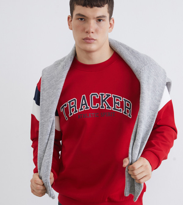 LC Waikiki  Sweatshirts - Red Sweatshirts