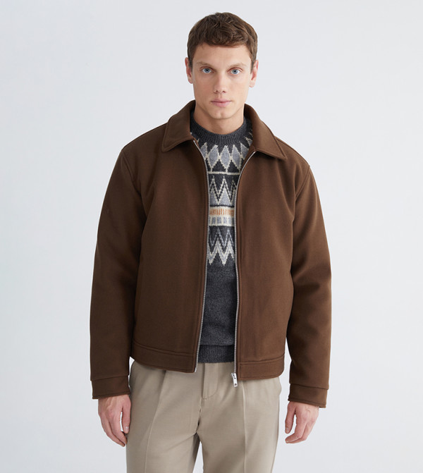 LC Waikiki  Overcoats - Brown Overcoats