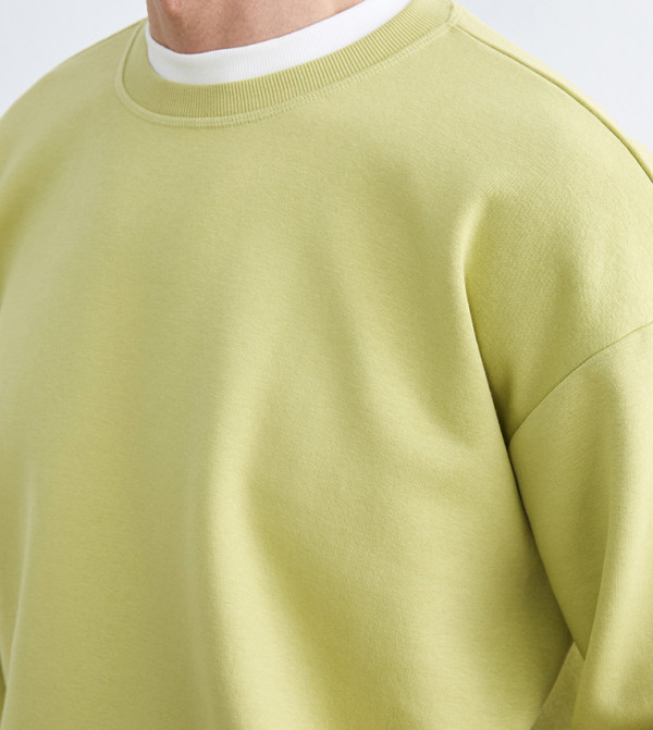 LC Waikiki  Hoodies & Sweatshirts - Green Sweatshirts