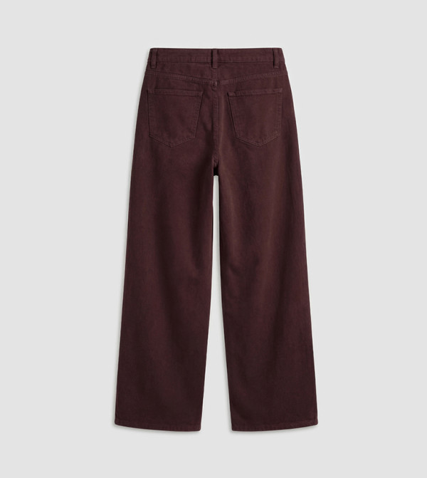 اٍل سي واي كيكي ساق واسعة - بني Wide Leg Jeans