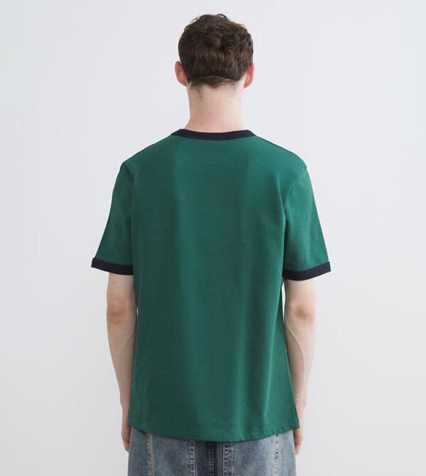 اٍل سي واي كيكي  ملابس - أخضر Round Neck T-Shirts
