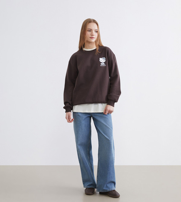 LC Waikiki LC Waikiki - Brown Sweatshirts