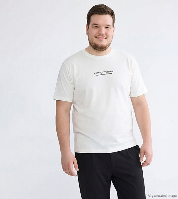 LC Waikiki  T-Shirts - White Round Neck T-Shirts