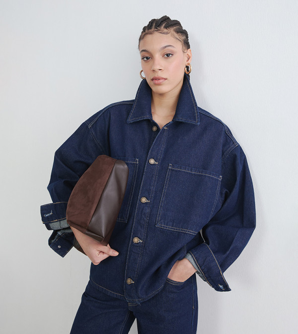 LC Waikiki  Denim Jackets - Blue Denim Jackets