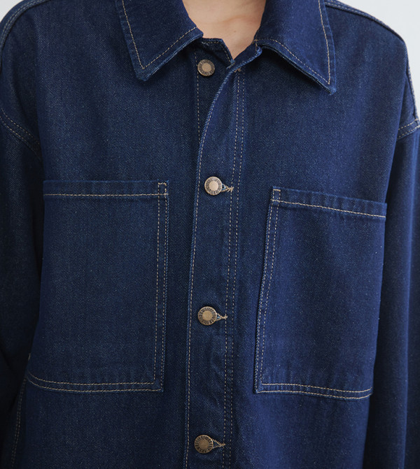 LC Waikiki  Denim Jackets - Blue Denim Jackets