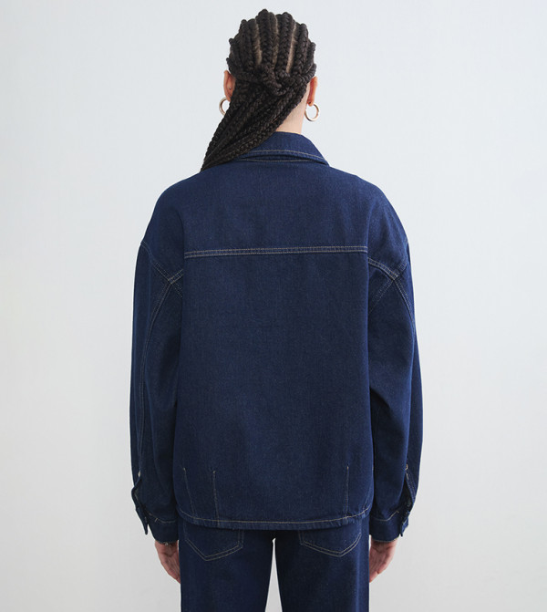 LC Waikiki  Denim Jackets - Blue Denim Jackets