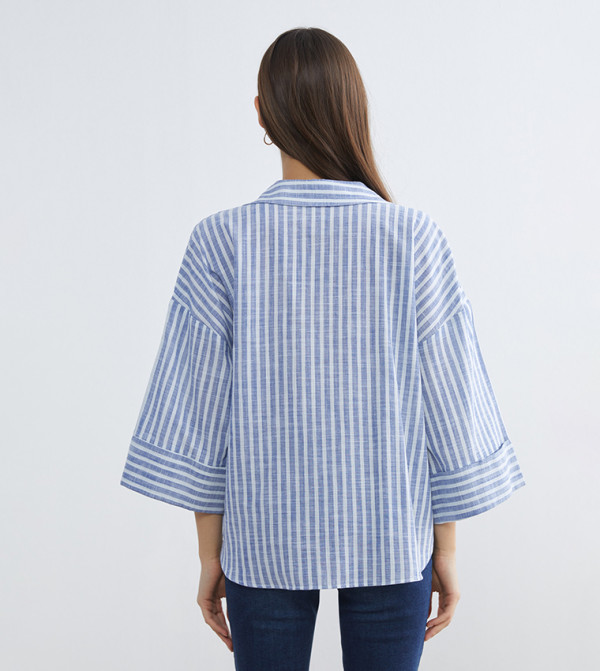 اٍل سي واي كيكي  summer-tailoring - أزرق قمصان