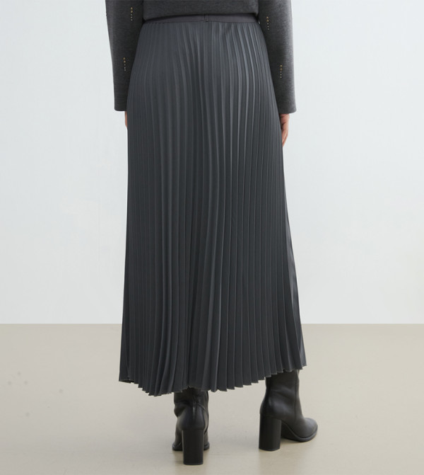 LC Waikiki Skirts - Charcoal Maxi Skirts