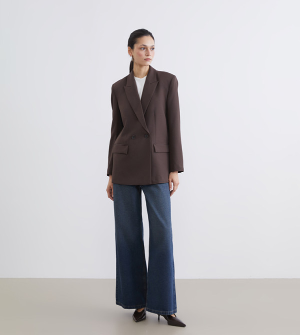 LC Waikiki  Jackets & Coats - Brown Blazers