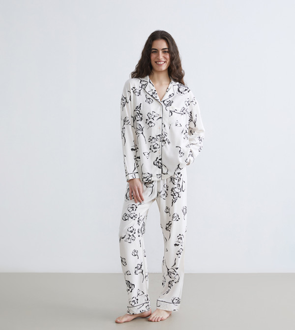 LC Waikiki  Clothing - White Pyjama Set