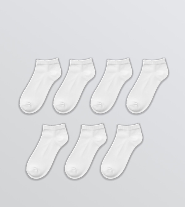 اٍل سي واي كيكي  جوارب   - أبيض Ankle Length Socks
