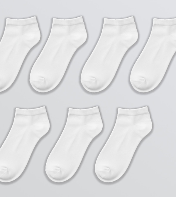 اٍل سي واي كيكي  جوارب   - أبيض Ankle Length Socks