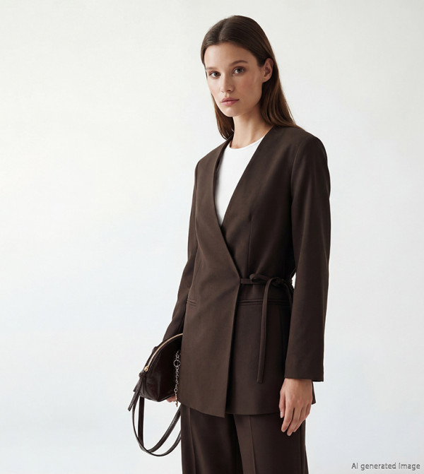 اٍل سي واي كيكي جاكيتات ومعاطف - بني بليزرات