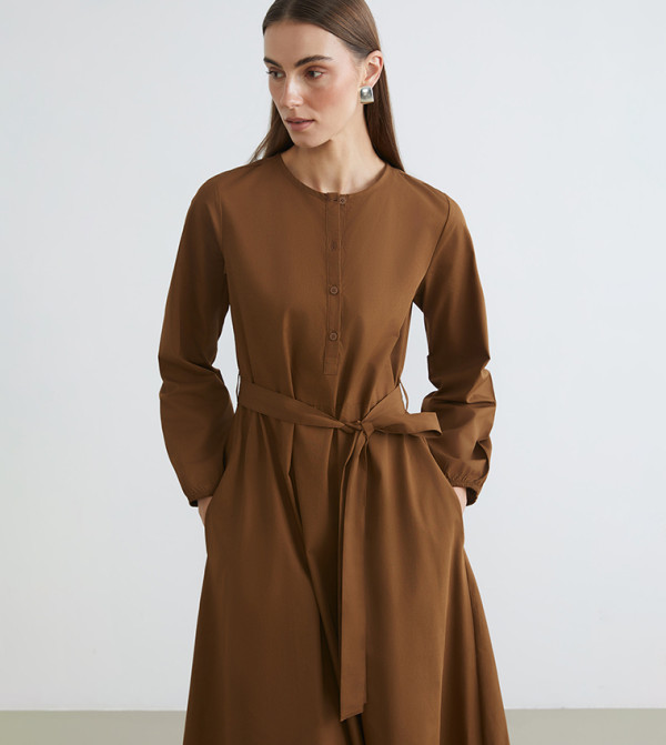 اٍل سي واي كيكي اٍل سي واي كيكي - بني Maxi Dresses