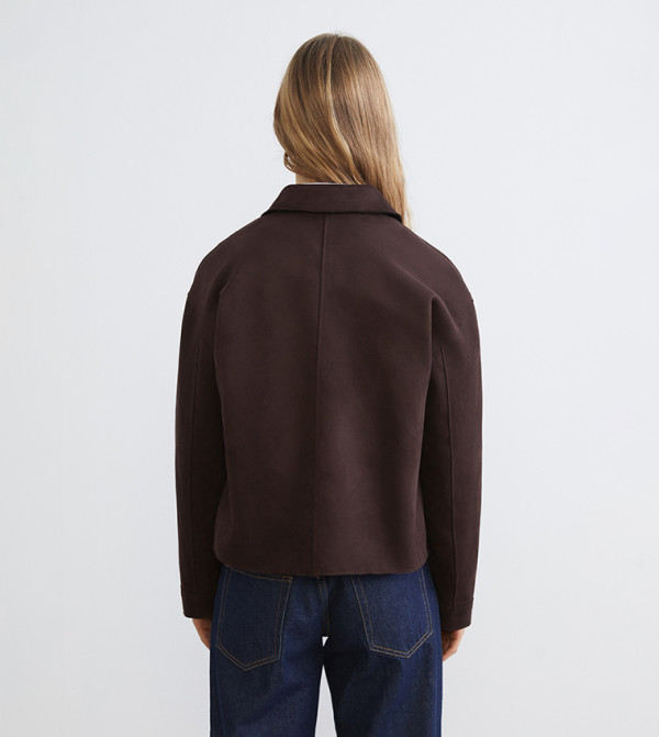 LC Waikiki  Casual Jackets - Brown Casual Jackets