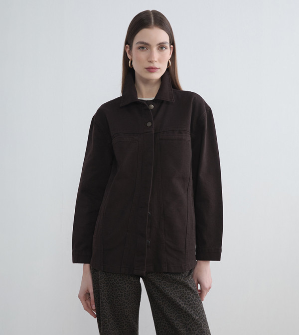 LC Waikiki  Clothing - Brown Casual Jackets