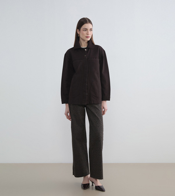 LC Waikiki  Clothing - Brown Casual Jackets