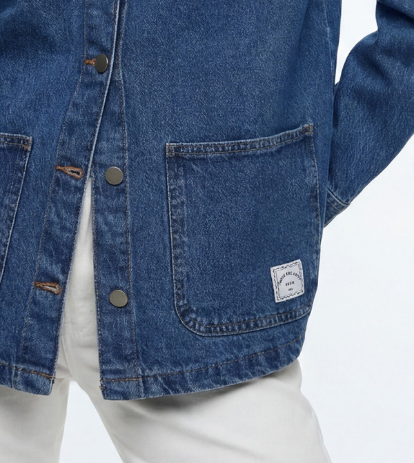LC Waikiki  Denim Jackets - Indigo Denim Jackets