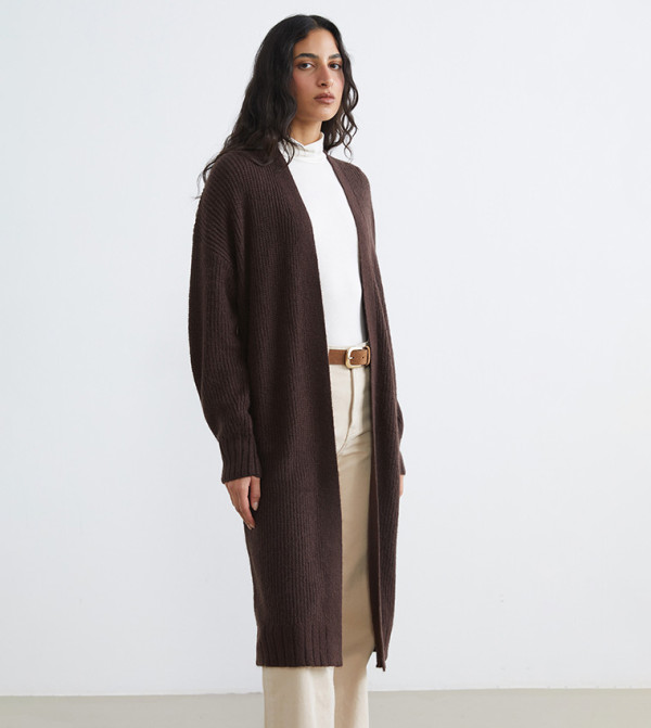 LC Waikiki  Sweaters & Cardigans - Brown Cardigans