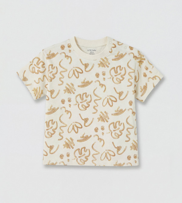 اٍل سي واي كيكي  textured-neutral-linen - متعدد تي شيرتات و بناطيل