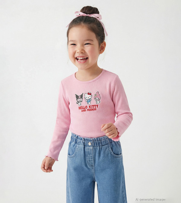 LC Waikiki  hello kitty - Pink T-shirts