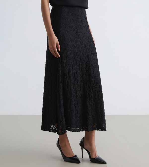 اٍل سي واي كيكي  تنانير طويلة - أسود Maxi Skirts