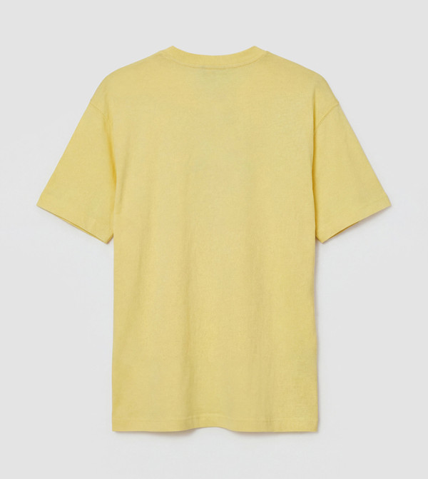 اٍل سي واي كيكي  تيشيرتات كاجوال - أصفر Round Neck T-Shirts