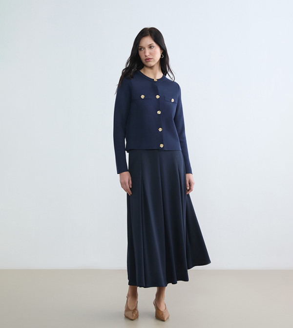 LC Waikiki  Skirts - NAVY BLUE Midi Skirts