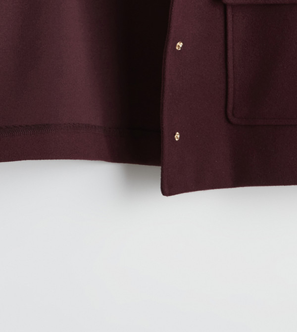 LC Waikiki  Casual Jackets - Maroon Casual Jackets