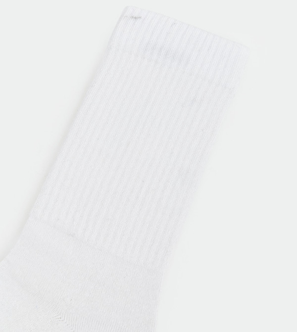 اٍل سي واي كيكي  جوارب   - أبيض Calf Length Socks