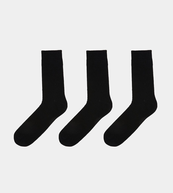 LC Waikiki  Calf Length Socks - BLACK Calf Length Socks