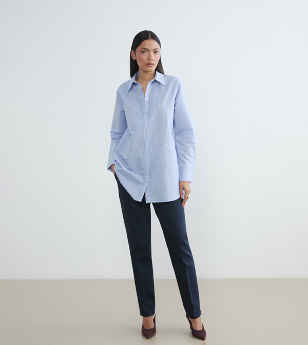 اٍل سي واي كيكي  قمصان - أزرق قمصان