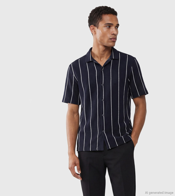 LC Waikiki  Clothing - Navy Short Sleeves